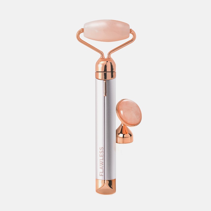 Ролик массажер для лица + Женский триммер для лица + Лампа для ногтей + Эпилятор-триммер для бровей