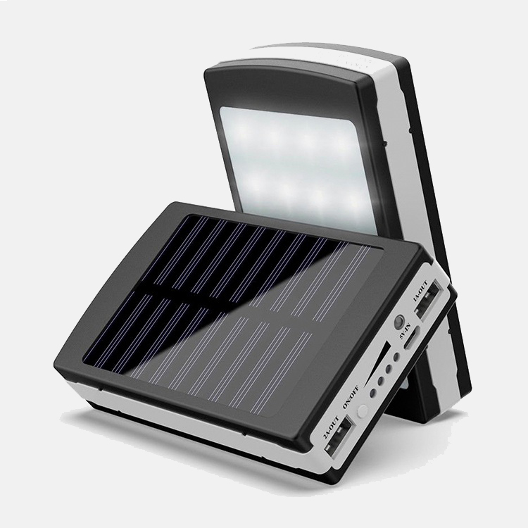 Внешний аккумулятор MS050 50000 c LED фонарем на солнечной батарее