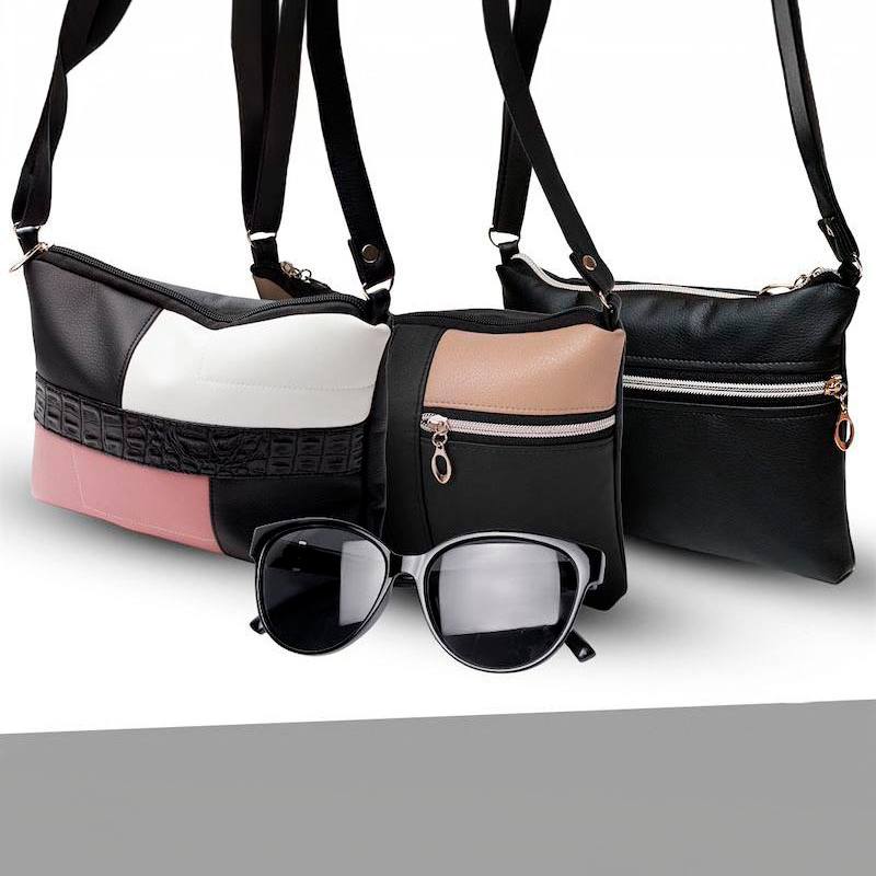 Женская сумка через плечо + Брендовые солнцезащитные очки CR001