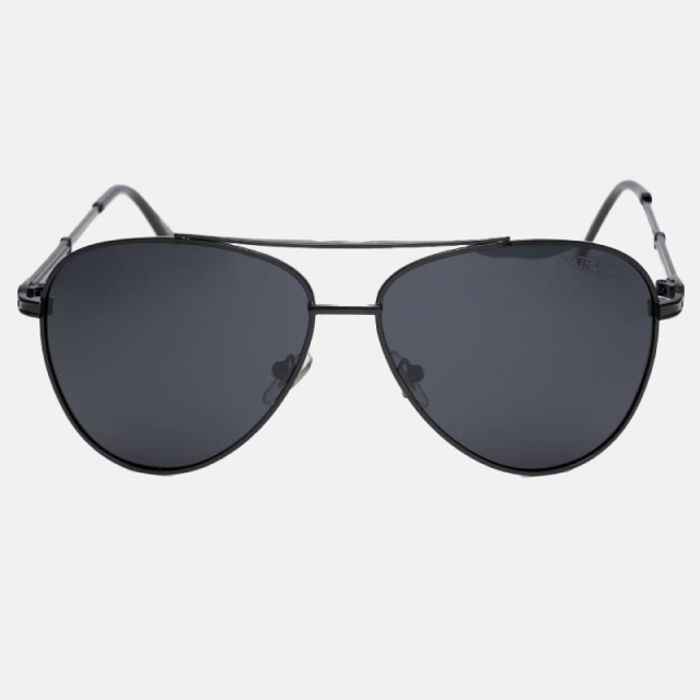 Брендовые мужские солнцезащитные очки в металлической оправе МТ008